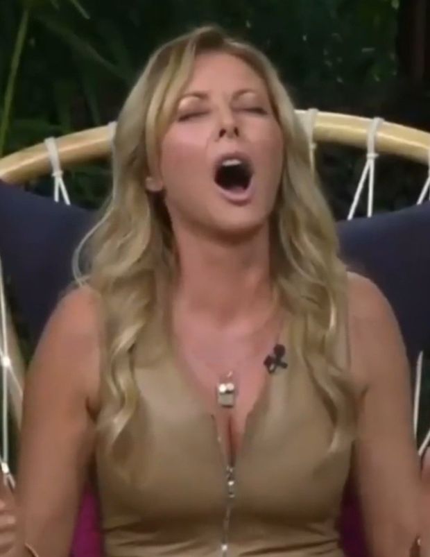 Carol open mouth
