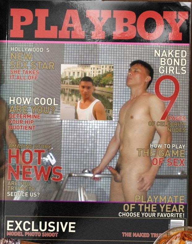 Asian Chinese Guy Naked In Magazine