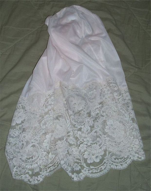 My Very Lacy Vintage Van Raalte Half Slip is So Silky Soft!