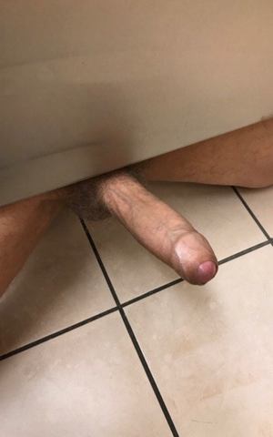 Looking for a mouth, in The Men's Room