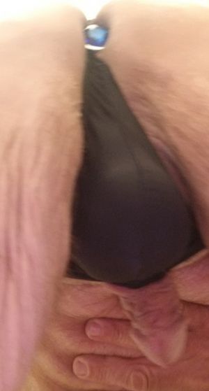 My Ass pussy with nuts and bling