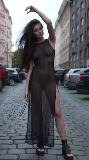 Nude in town