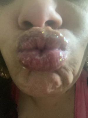 She loves cum on her cocksucking whore lips