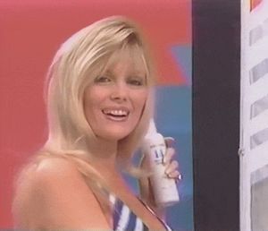 A bottle isn't the only thing she can hold.