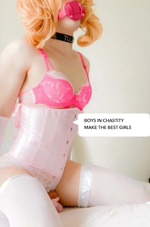 Embrace your inner sissy, slave, as I humiliate you with every teasing touch.