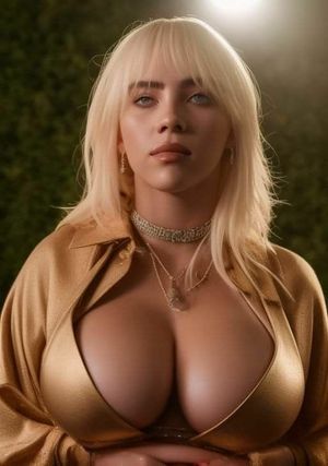 Pretty busty brunette...