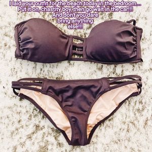 We are going to the beach today sissy