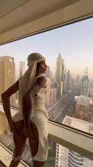 laura saenz wanking and cumming by the window