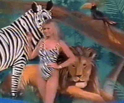 Blonde in the wild.