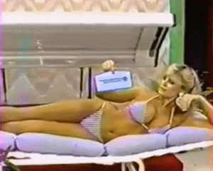 Game show dream woman.