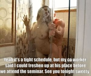 Her schedule wasn't the only tight thing according to her coworker