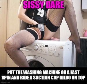 Doing the washing is exciting