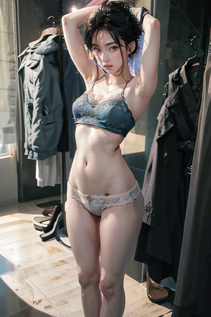 Caught in the changing room 2